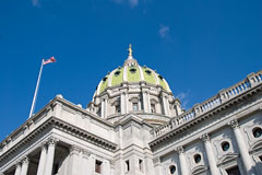 Pennsylvania state capitol building, Harrisburg, PA