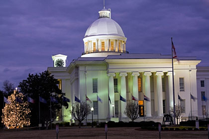 Alabama state capitol building, Montgomery, AL