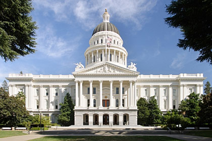 California state capitol building, Sacramento, CA