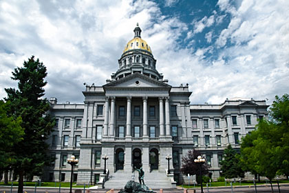 Colorado state capitol building, Denver, CO