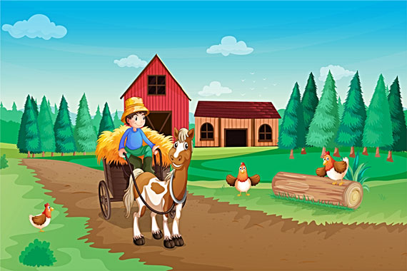 farming illustration