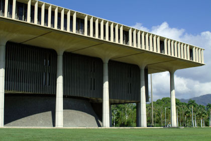 Hawaii state capitol building, Honolulu, HI