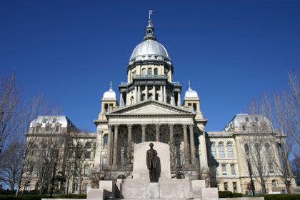 Illinois state capitol building, Springfield, IL