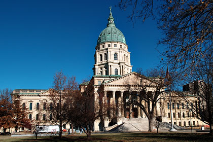 Kansas state capitol building, Topeka, KS