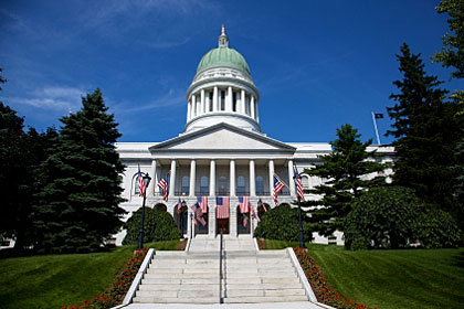 Maine state capitol building, Augusta, ME