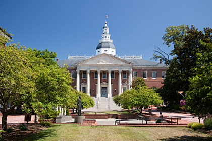 Maryland state capitol building, Annapolis, MD