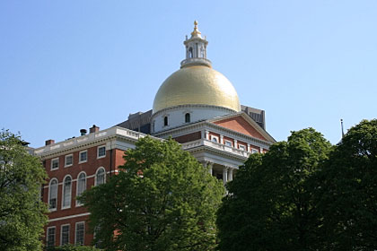 Massachusetts state capitol building, Boston, MA