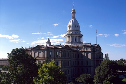 Michigan state capitol building, Lansing, MI