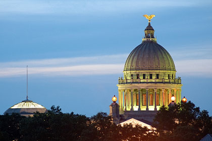 Mississippi state capitol building, Jackson, MS