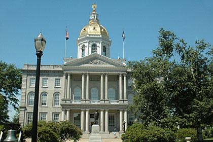 New Hampshire state capitol building, Concord, NH